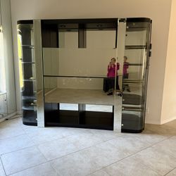 Mirrored Wall Unit 