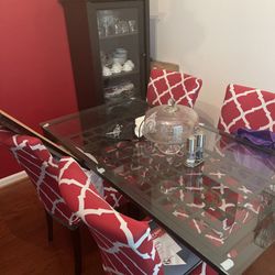 5pcs Dinner Table And Chairs