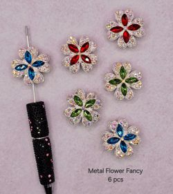 Metal Flower Fancy Beads