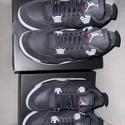Jordan 4 Retro Black Canvas