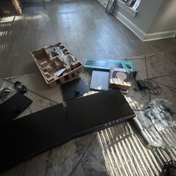 Laptop And Office Desktop