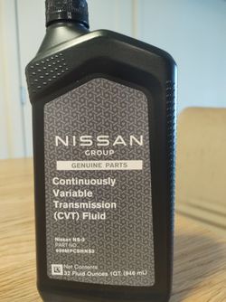 Genuine Nissan Continuously Variable Transmission ( CVT) Fluid. We have 6 units. $ 30 each one.