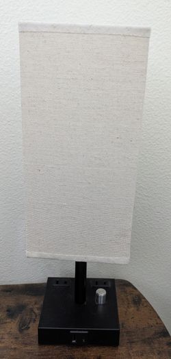 2 small lamps with USB charger