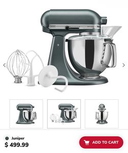 Kitchen aid mixer with attachments
