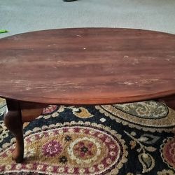 Brown Wooden Coffee Table