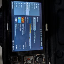 Steam Deck LCD+Case+Dbrand Skin+500gb SD Card