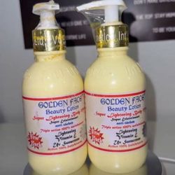 Golden face Beauty Lotion  2 pieces 
