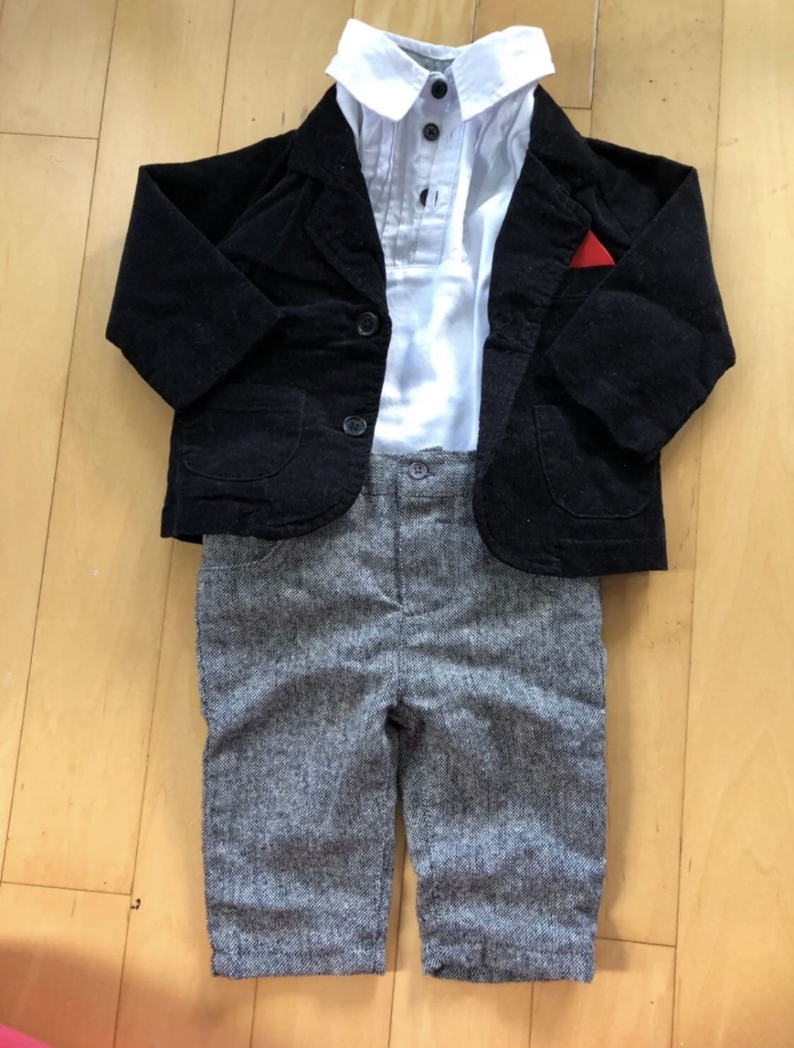 Baby boy tuxedo set