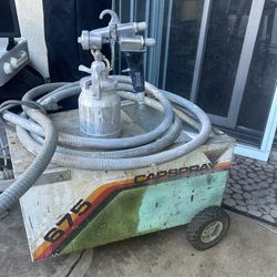 Air Compressor With Spray Gun 