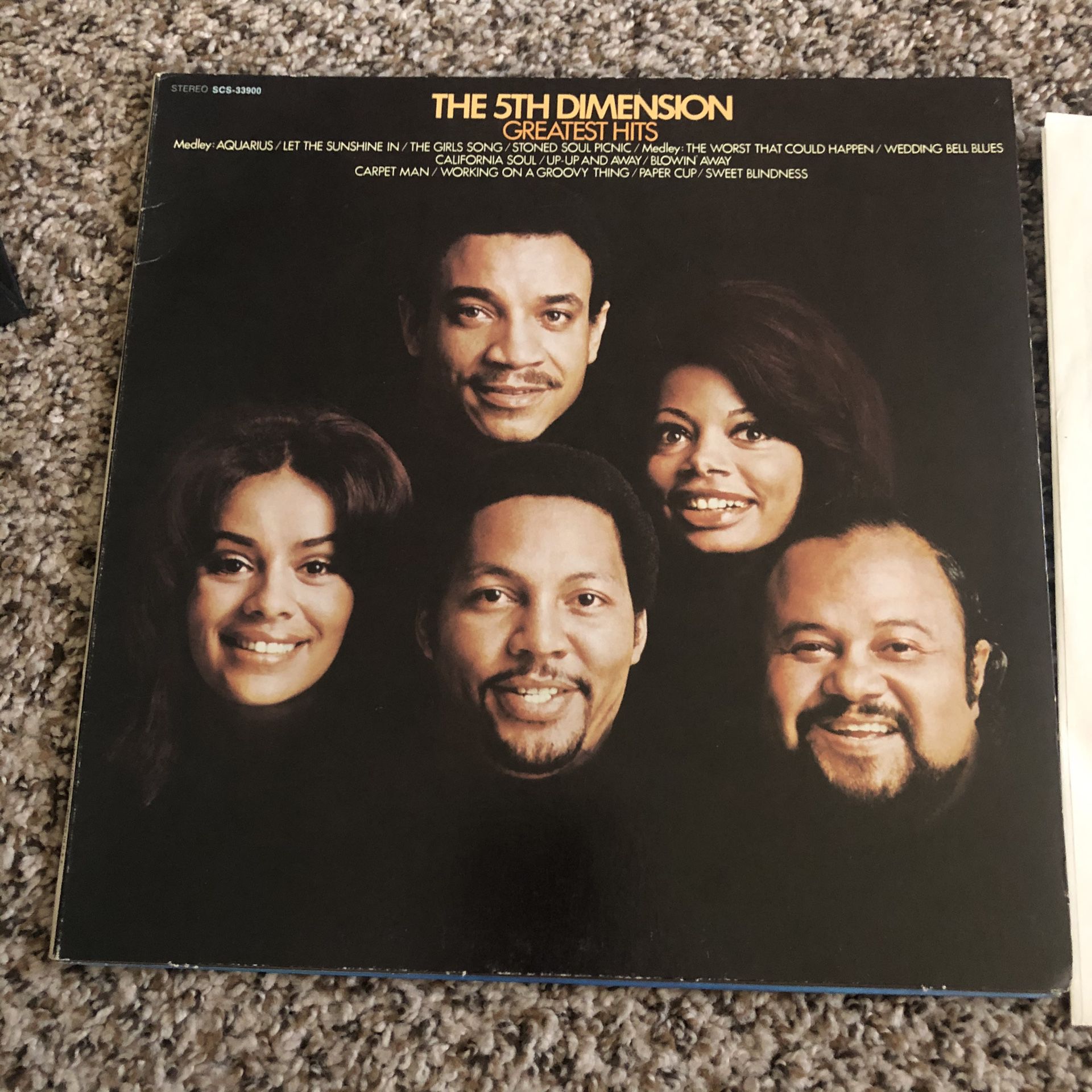 The 5 th dimension greatest hits no scratches ! 1970 vinyl album