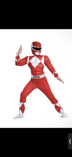 Red Power Ranger Costume 5t
