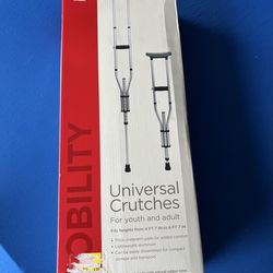 Equate, universal crutches for youth and adults Equate, universal crutches for youth and adults