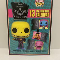 Funko: The Nightmare Before Christmas Blacklight 13 Day Advent Calendar - New!
