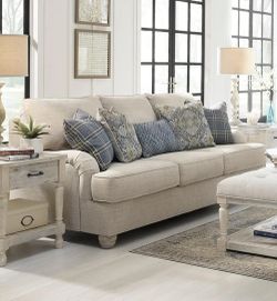 Traemore - Beige Linen - Sofa