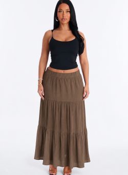 Brown skirt (large )