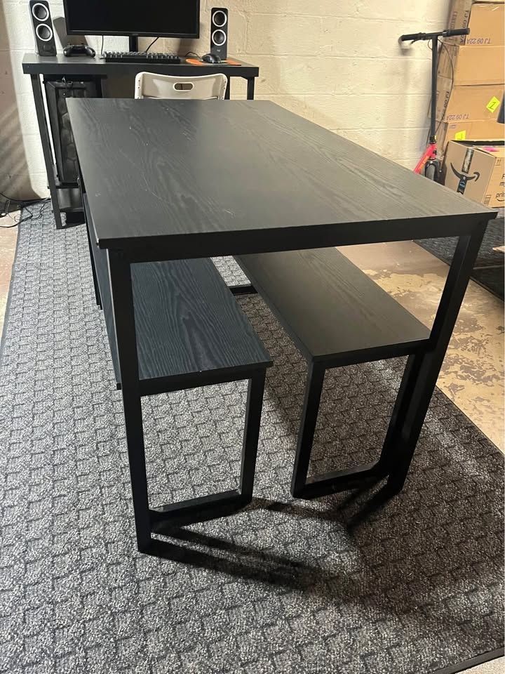 Small Table With Benches