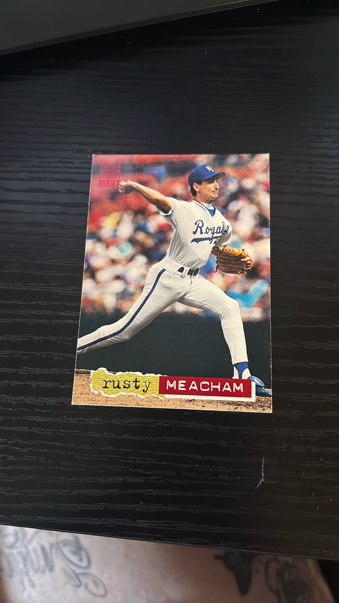 Rusty Meacham Baseball Player Card