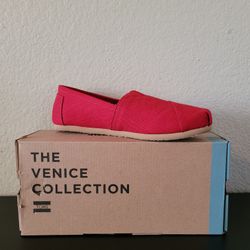 Red Toms Flat Shoes