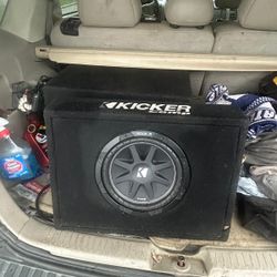 Kicker Sub /w Box