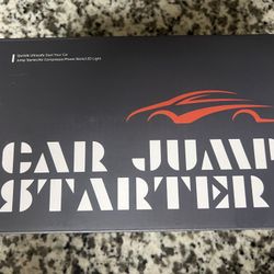 Car Battery Jump Starter with Air Compressor Jumper Starter Portable Car Battery W/ Tire Inflator & Power Bank