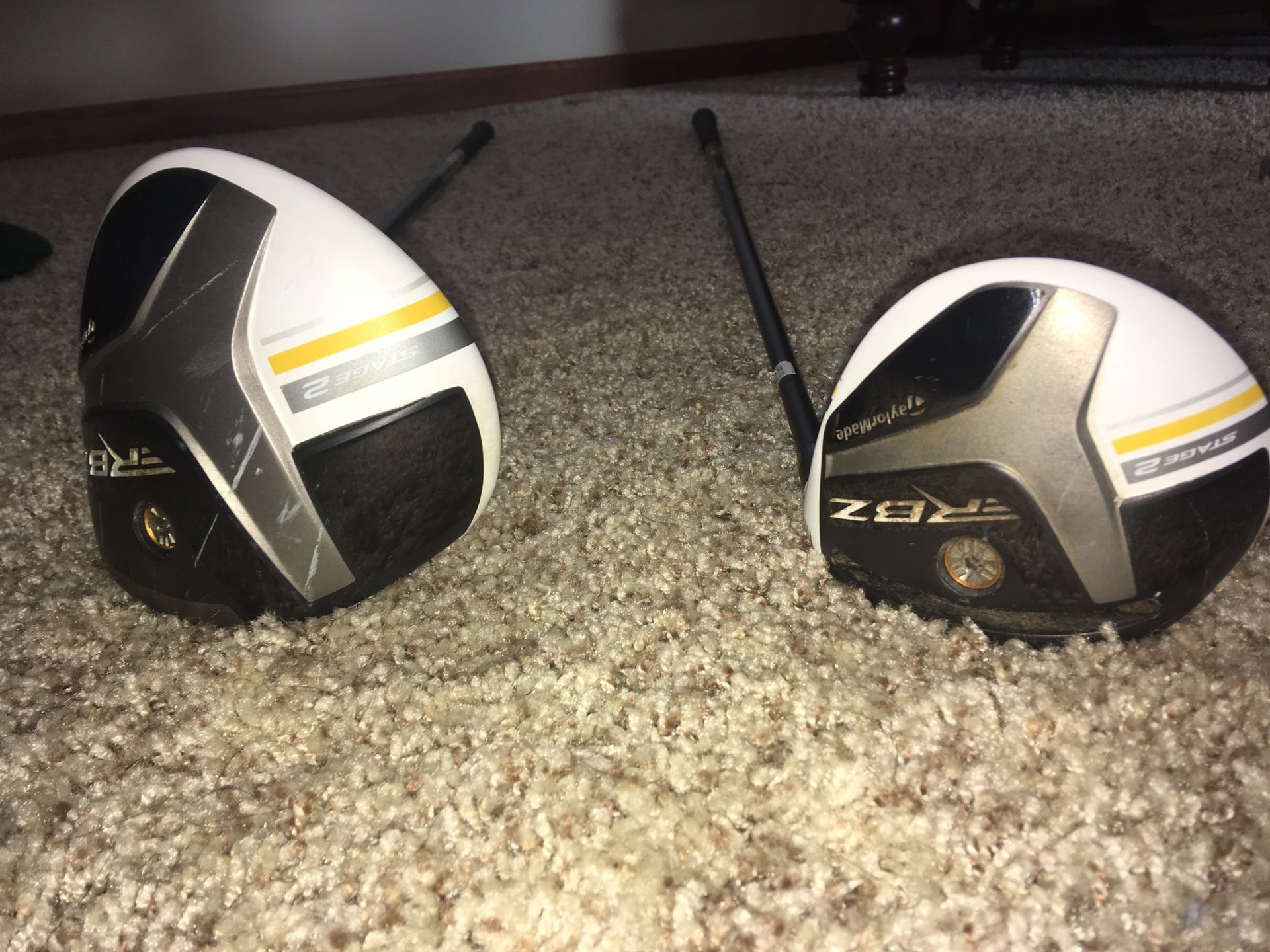 TaylorMade golf club set. Includes pitching wedge, sand wedge, 49