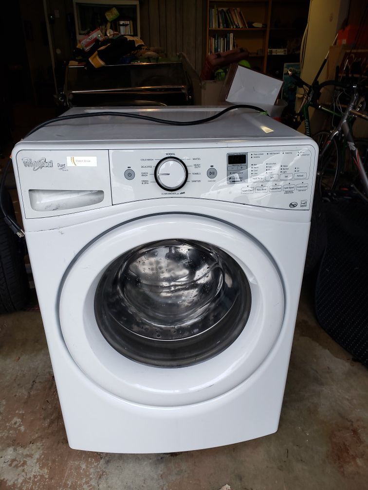 Whirlpool duet washing machine free