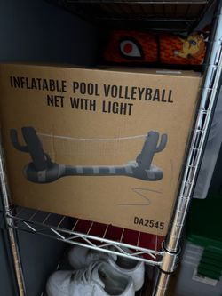 Inflatable Pool Volleyball Net with Light