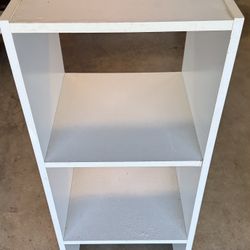 White side Table 12X12X30 $15 Gilbert And Ray Rd. Check All Pics And Offers.