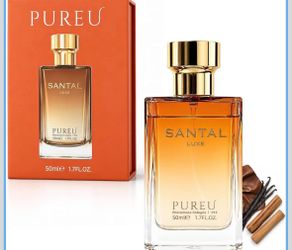 Pheromone Cologne for Men, Santal Luxe Long Lasting Pheromone Perfume for Men 1.7 Fl Oz / 50ml, Men's Cologne Infused with Pheromones 30% High Concent