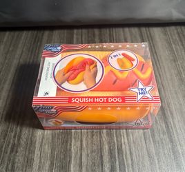 Sunny Days Squish Hot Dog Toy - Brand New In Box Sensory Fidget Toy