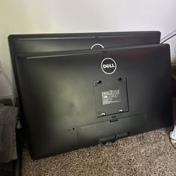 Dual Dell 24” Monitors (E2414Ht) with Adjustable Mounting Arm – Full HD Setup