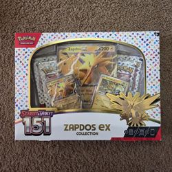 Pokemon Scarlet & Violet 151 Zapdos Ex Collection Box