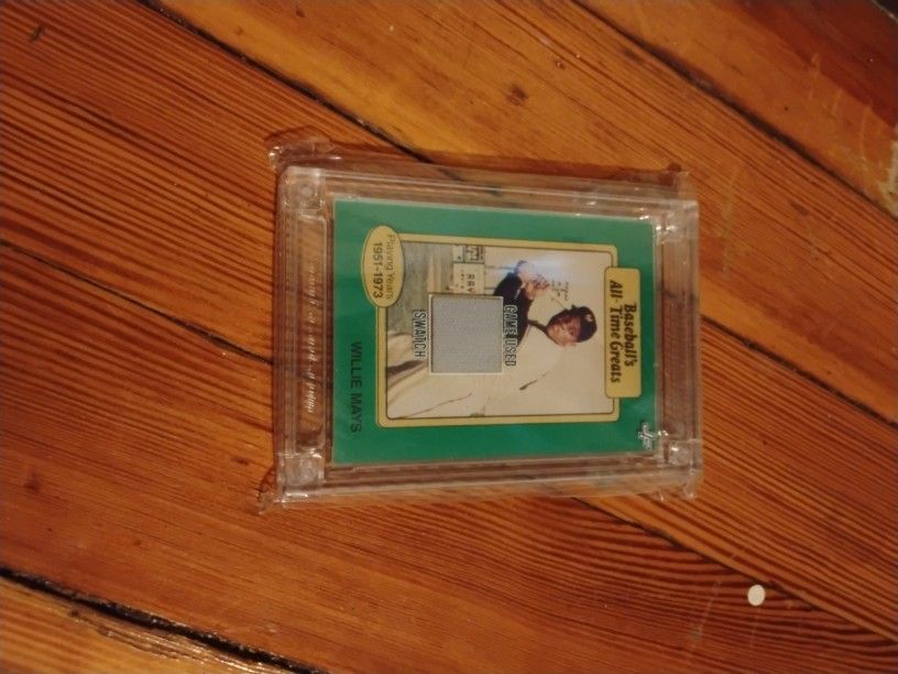 Jersey Fusion Willie Mays Swatch Baseball ⚾ Card
