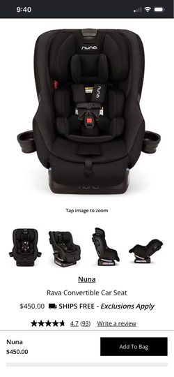 Nuna toddler car seat