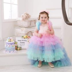 Enchanting Princess Dresses for Little Girls - Perfect for Birthdays, Parties, and Photoshoots