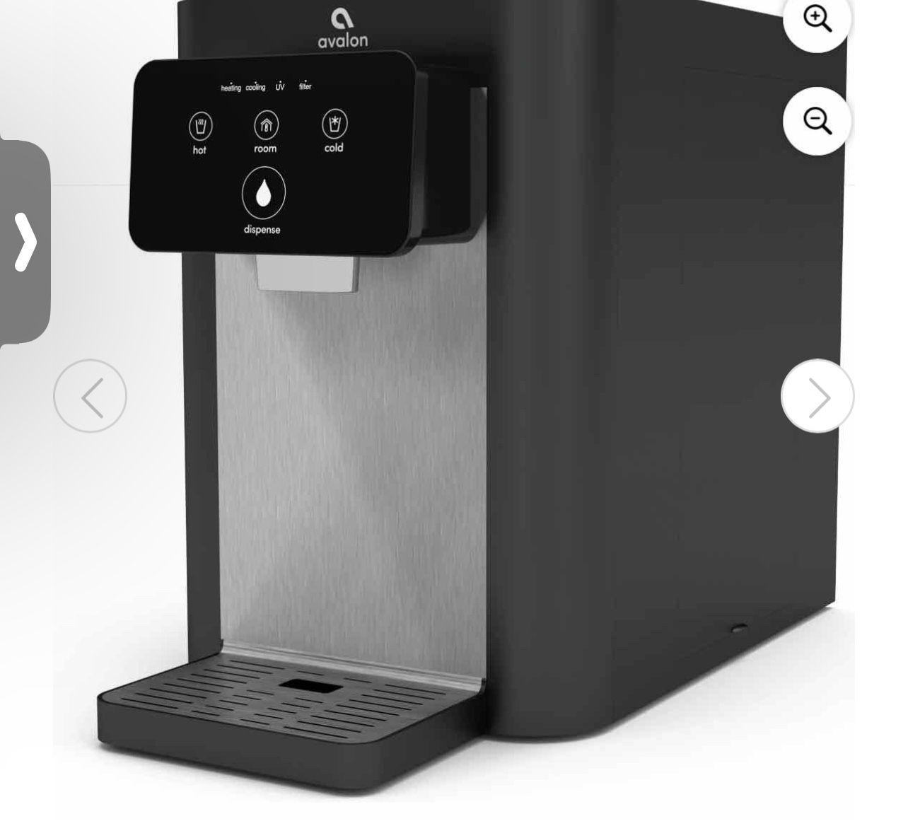 Avalon Electric Touch Countertop Bottleless Water Dispenser Hot