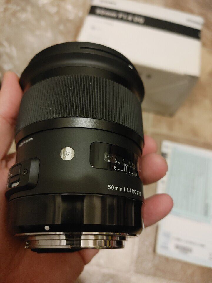 Sigma 50mm 1.4 Art Lens For Canon Dslr Camera 