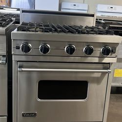 Viking 30”Wide All Gas Range Stove In Stainless Steel 