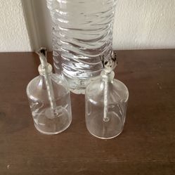 2 Miniature Oil Lamps Princess House