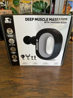 Starter Deep muscle Massager w/ 4 massage heads