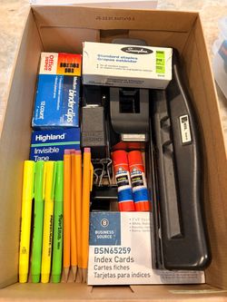Back to school supplies