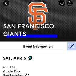 Selling 1x Standing Room Only Ticket For Bobble Head Day On Saturday April 4th