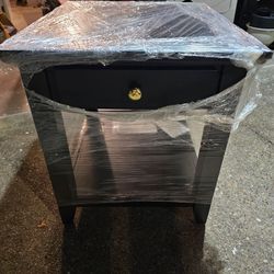 Black end table