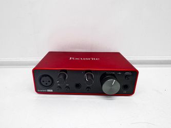 Focusrite Scarlett Solo (3rd Gen) USB Audio Interface Red