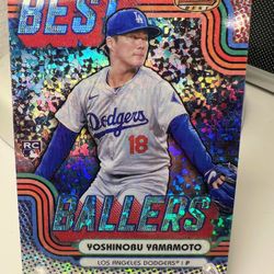 Yoshinobu Yamamoto Dodgers 2024 Rookie Cards - See Prices In Pic Order