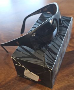 Maui Jim Black Wrap Sunglasses