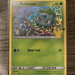 Bulbasur Holo McDonald’s Pokémon 25th Anniversary