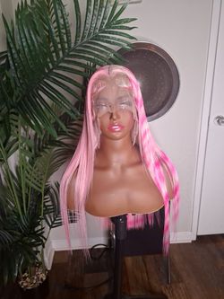 30 inch custom colored frontal wig free install  with purchase