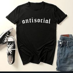 Anti Social t shirt 