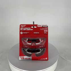 Milwaukee Clear and Tinted Anti-Scratch Safety Glasses (2-Pack)